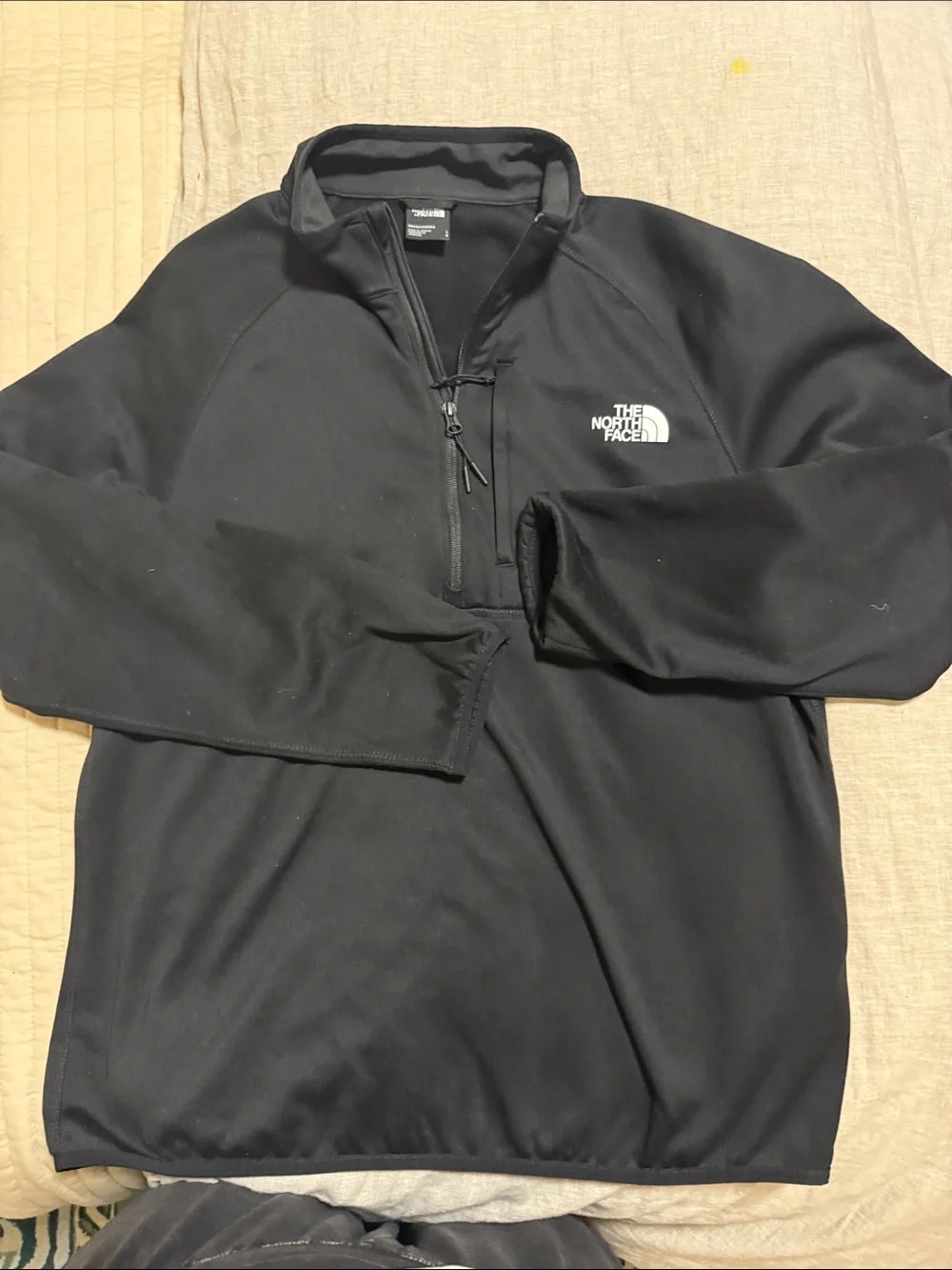 The North Face Canyonlands 1/2 Zip Fleece Pullover Men’s Large Black